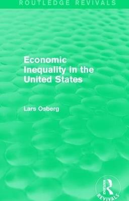 Economic Inequality in the United States - Lars Osberg - cover