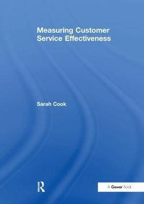 Measuring Customer Service Effectiveness - Sarah Cook - cover