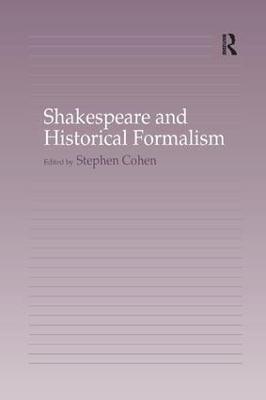 Shakespeare and Historical Formalism - cover