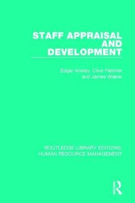 Staff Appraisal and Development - Edgar Anstey,Clive Fletcher,James Walker - cover
