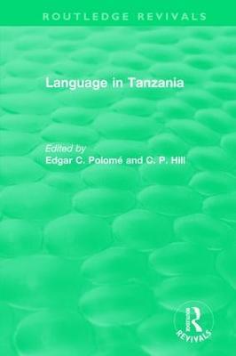 Routledge Revivals: Language in Tanzania (1980) - cover