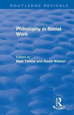 Philosophy in Social Work - cover