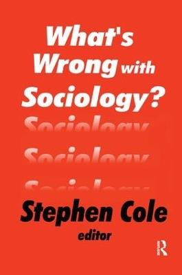 What's Wrong with Sociology? - cover