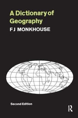 A Dictionary of Geography - John Rice - cover