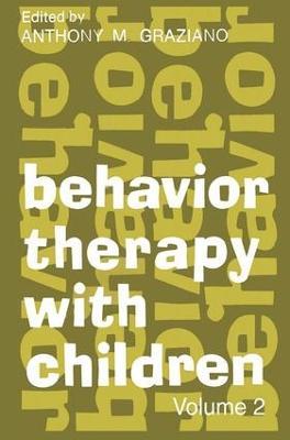 Behavior Therapy with Children: Volume 2 - cover