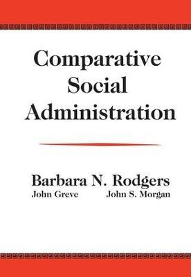 Comparative Social Administration - John Greve - cover