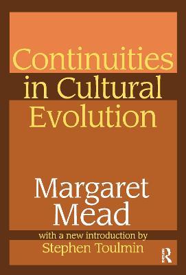 Continuities in Cultural Evolution - cover