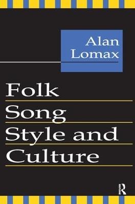 Folk Song Style and Culture - Alan Lomax - cover