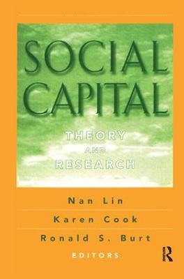Social Capital: Theory and Research - Rene Dubos - cover