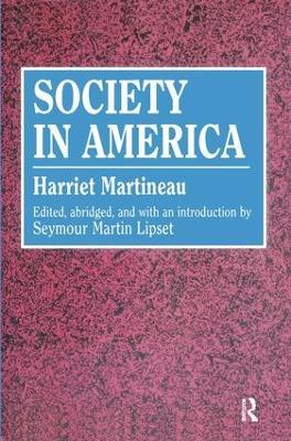 Society in America - Harriet Martineau - cover