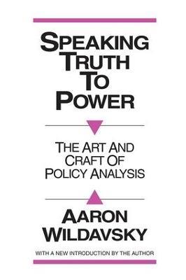 Speaking Truth to Power: Art and Craft of Policy Analysis - cover
