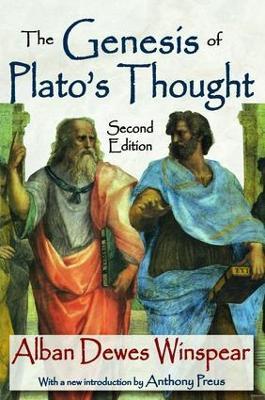 The Genesis of Plato's Thought: Second Edition - cover
