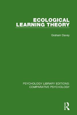 Ecological Learning Theory - Graham Davey - cover