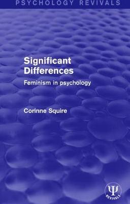 Significant Differences: Feminism in Psychology - Corinne Squire - cover