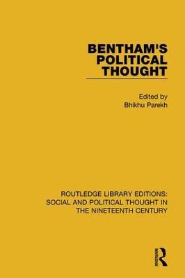 Bentham's Political Thought - cover