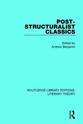 Post-Structuralist Classics - cover