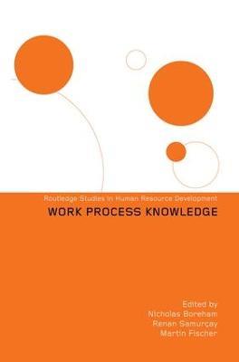 Work Process Knowledge - Nicholas Boreham,Martin Fischer,Renan Samurçay - cover