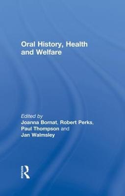 Oral History, Health and Welfare - cover