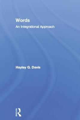 Words - An Integrational Approach - Hayley G. Davis - cover
