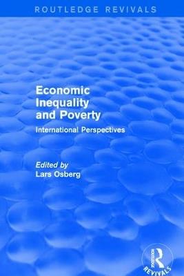 Economic Inequality and Poverty: International Perspectives - Lars Osberg - cover