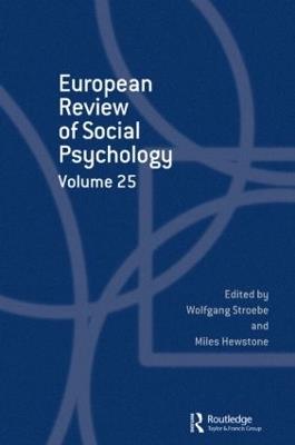 European Review of Social Psychology: Volume 25 - cover