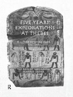 Five Years Exploration At Thebes - Howard Carter - cover