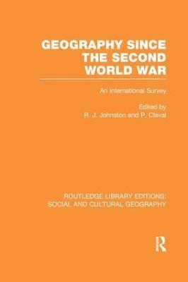 Geography Since the Second World War - cover
