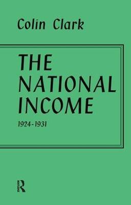 National Income 1924-1931 - Colin Clark - cover