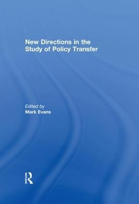 New Directions in the Study of Policy Transfer - cover