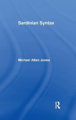 Sardinian Syntax - Michael Jones - cover