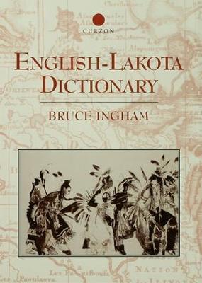 English-Lakota Dictionary - Bruce Ingham - cover