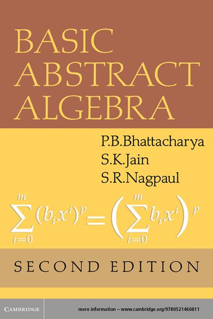 Basic Abstract Algebra