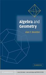 Algebra and Geometry