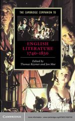 The Cambridge Companion to English Literature, 1740–1830