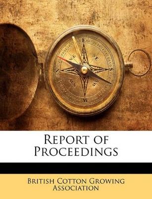 Report of Proceedings - cover