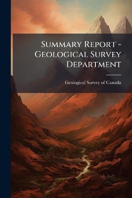 Summary Report - Geological Survey Department - cover