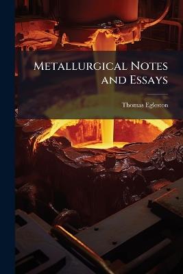 Metallurgical Notes and Essays: 1876-92] - Thomas Egleston - cover