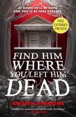 Sneak Peek for Find Him Where You Left Him Dead