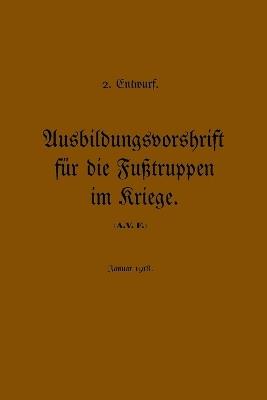 Training Regulation for the Infantry in Wartime. - cover