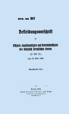 DVE 317 Officer Uniform Regulations - cover