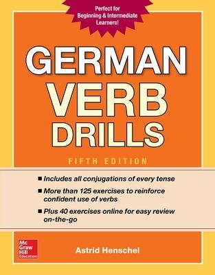German Verb Drills, Fifth Edition - Astrid Henschel - cover