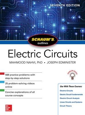 Schaum's Outline of Electric Circuits, Seventh Edition - Mahmood Nahvi,Joseph Edminister - cover