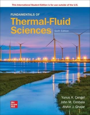 Fundamentals of Thermal-Fluid Sciences ISE - Yunus Cengel,John Cimbala,Afshin Ghajar - cover