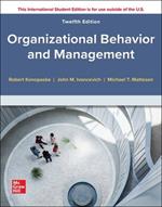 Organizational Behavior and Management ISE