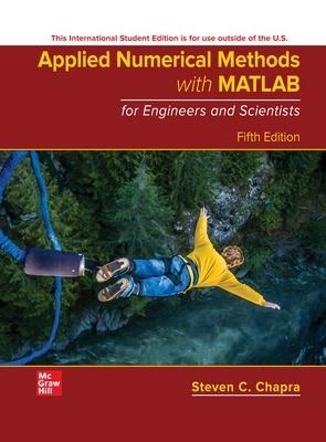 Applied Numerical Methods with MATLAB for Engineers and Scientists ISE - Steven Chapra - cover