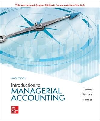 Managerial accounting - Brewer - copertina