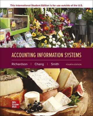 Accounting Information Systems ISE - Vernon Richardson,Chengyee Chang,Rod Smith - cover