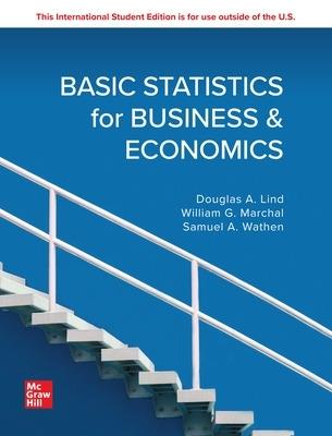 Basic Statistics for Business and Economics: 2024 Release ISE - Douglas Lind,William Marchal,Samuel Wathen - cover