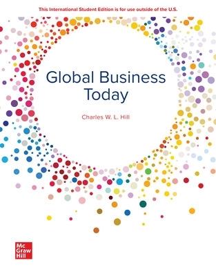 Global Business Today: 2024 Release ISE - Charles Hill - cover