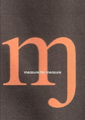 Measure for Measure - Shakespeare - cover